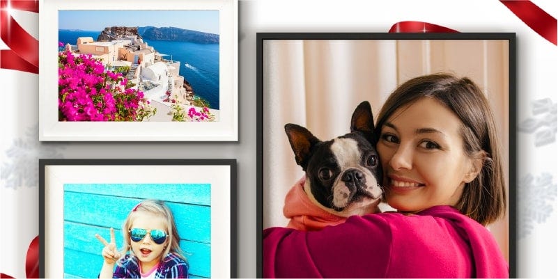 framed photo wall art